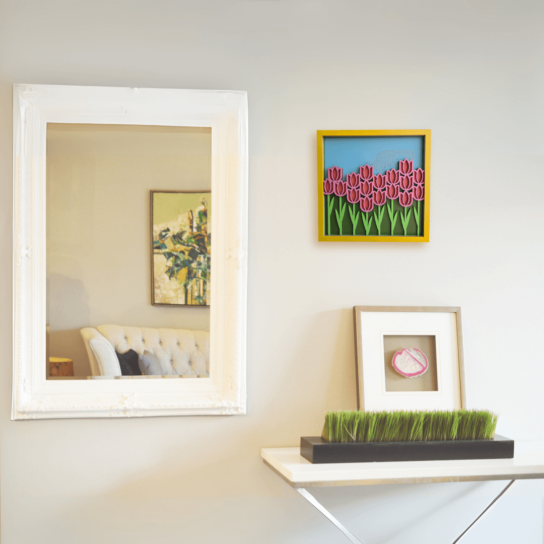 Champ de Tulipes - Œuvre d'art originale de Tzachi Nevo
